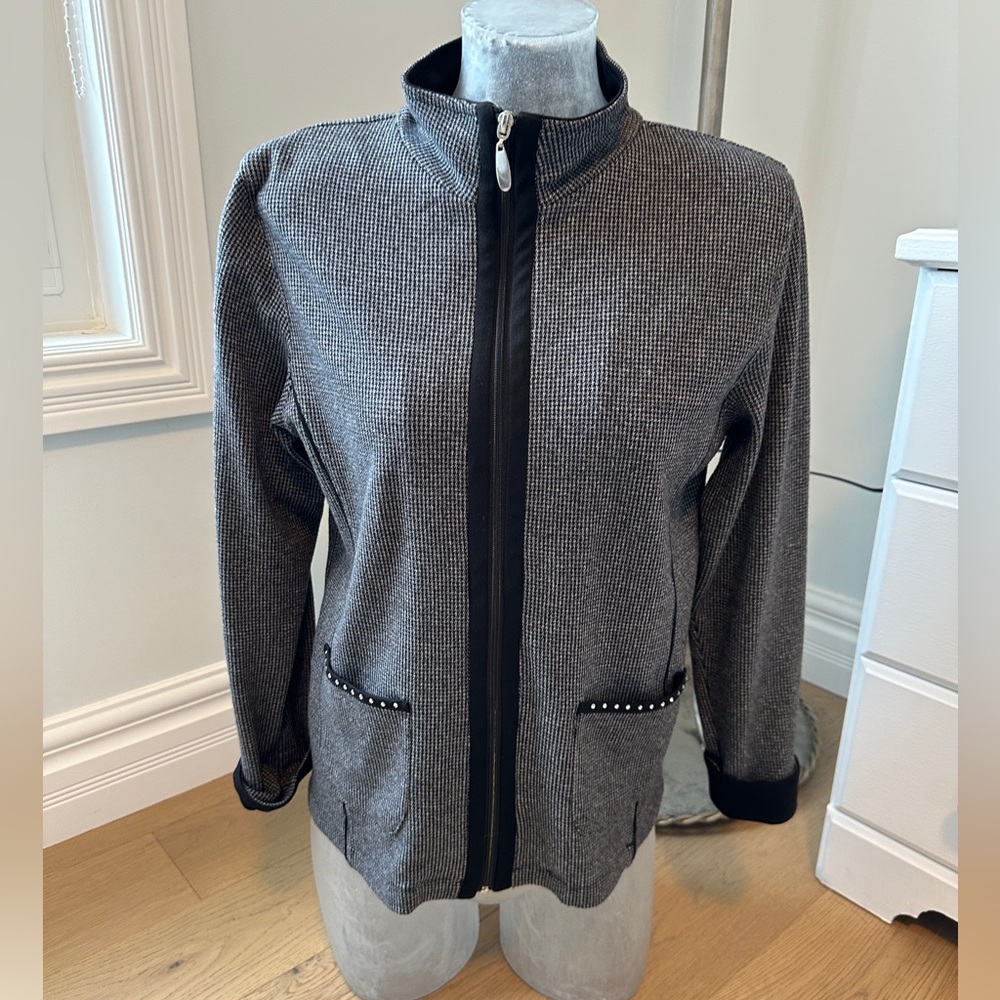 **2 FOR $20** Allison Daley Jacket with Rhinestone Embellishments